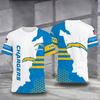LIMITED EDITION - NEW CUSTOMIZED NFL09 LAC LOS ANGELES CHARGERS T-SHIRT, POLO SHIRT, ZIP POLO SHIRT, SWEATSHIRT, HOODIE & ZIP HOODIE