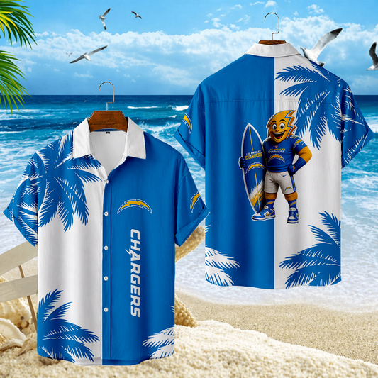 LIMITED EDITION - NEW CUSTOMIZED NFL09 LAC LOS ANGELES CHARGERS UNISEX HAWAIIAN SHIRT