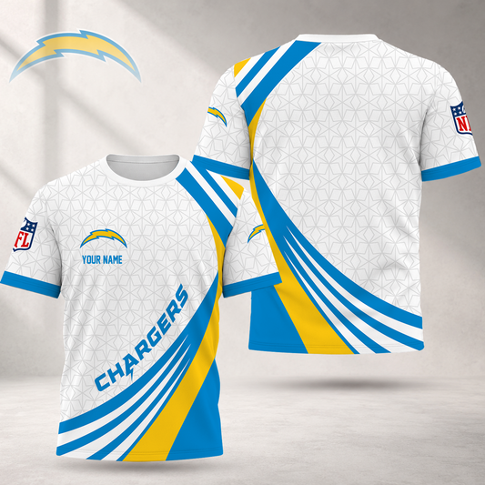 LIMITED EDITION - NEW CUSTOMIZED NFL09 LAC LOS ANGELES CHARGERS T-SHIRT, POLO SHIRT, ZIP POLO SHIRT, SWEATSHIRT, HOODIE & ZIP HOODIE
