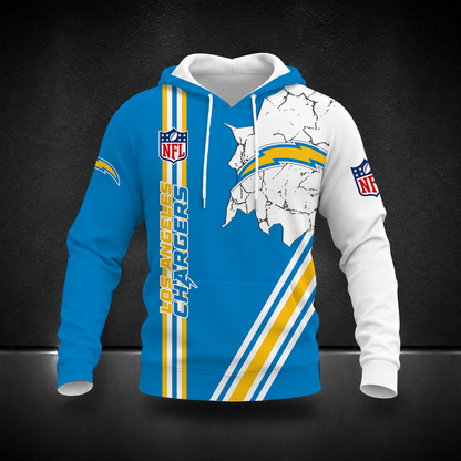 LIMITED EDITION - NEW CUSTOMIZED NFL09 LAC LOS ANGELES CHARGERS T-SHIRT, POLO SHIRT, ZIP POLO SHIRT, SWEATSHIRT, HOODIE & ZIP HOODIE