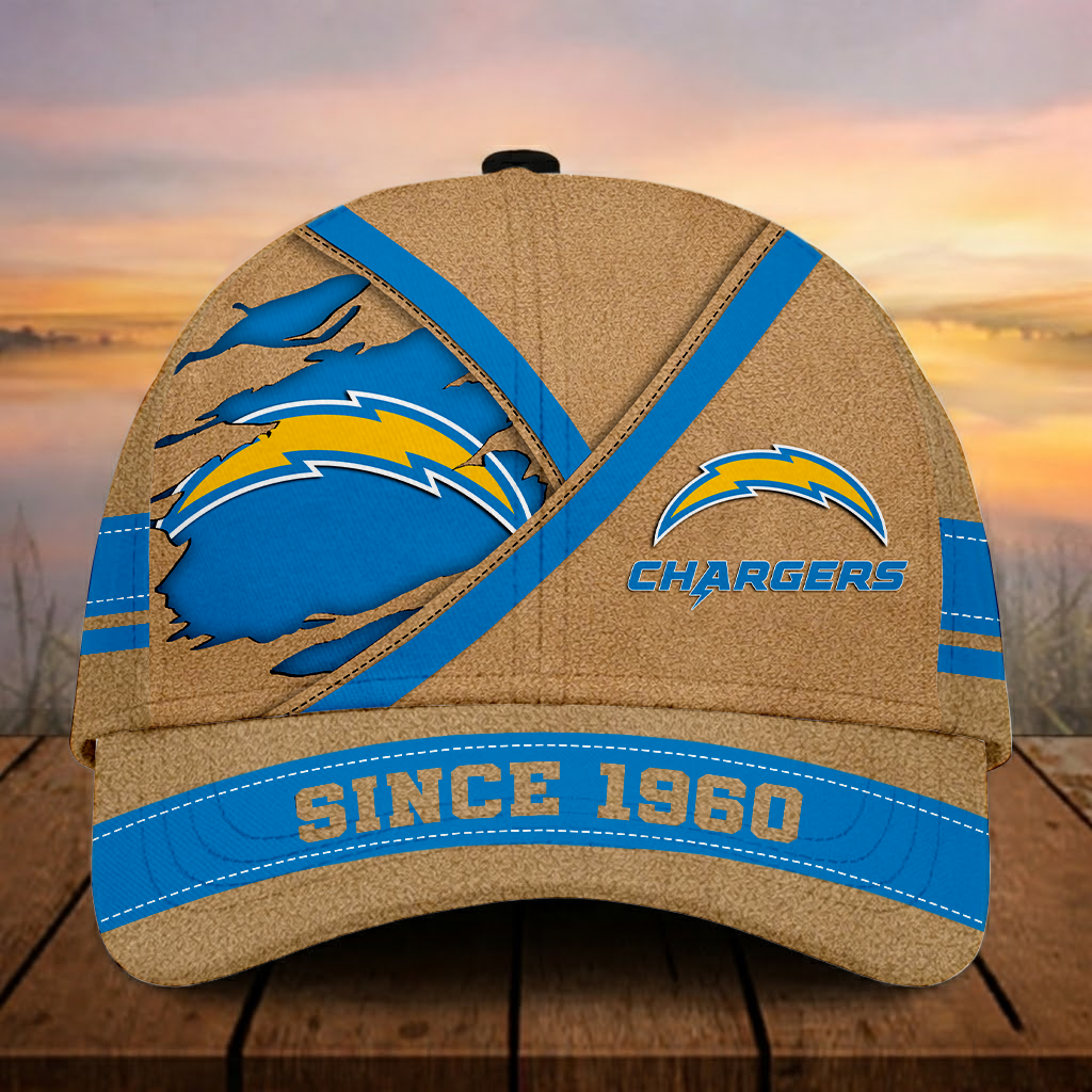LIMITED EDITION - NEW CUSTOMIZED NFL09 LAC LOS ANGELES CHARGERS CLASSIC CAP