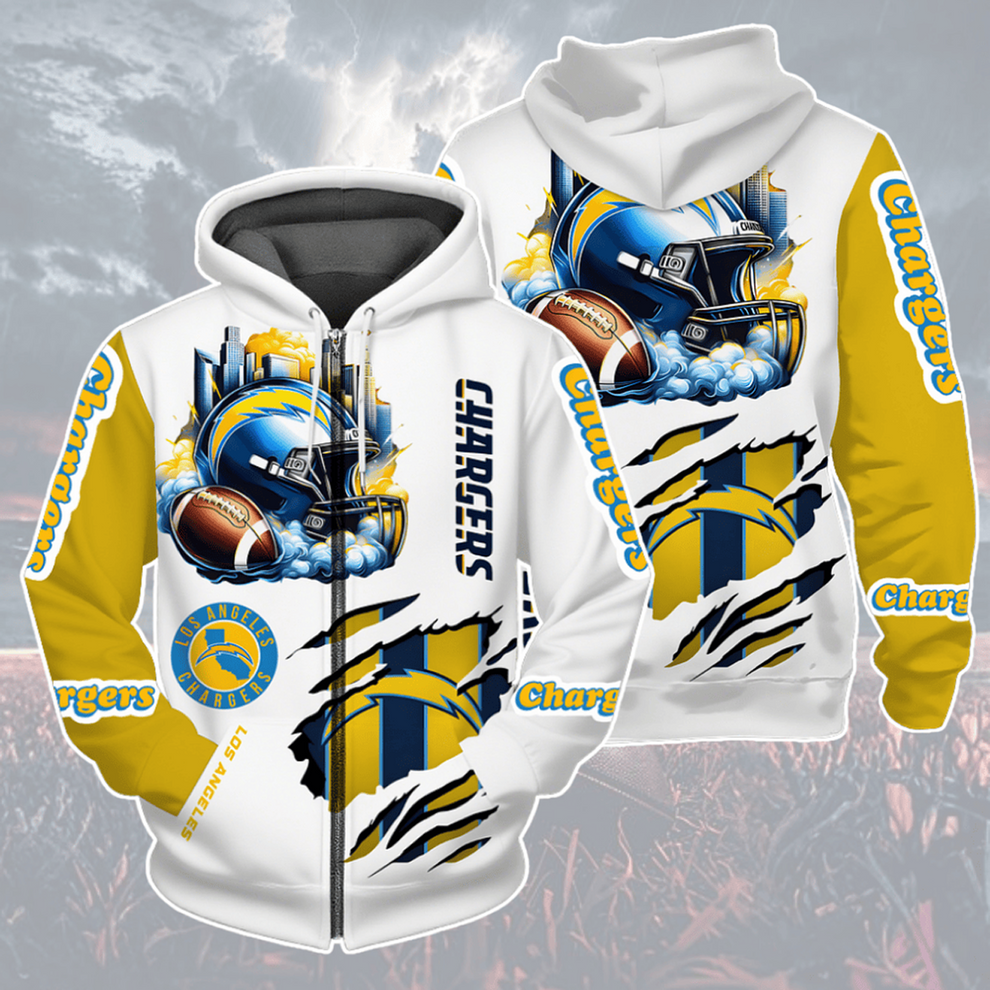 LIMITED EDITION - NEW CUSTOMIZED NFL09 LAC LOS ANGELES CHARGERS UNISEX T-SHIRT, POLO, HOODIE & JACKETS