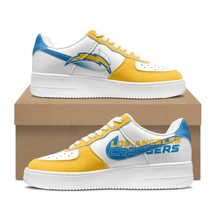 [SPECIAL OFFER] NEW CUSTOMIZED NFL09 LAC LOS ANGELES CHARGERS AF1 SHOES