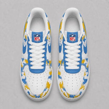 [SPECIAL OFFER] NEW CUSTOMIZED NFL09 LAC LOS ANGELES CHARGERS AF1 SHOES