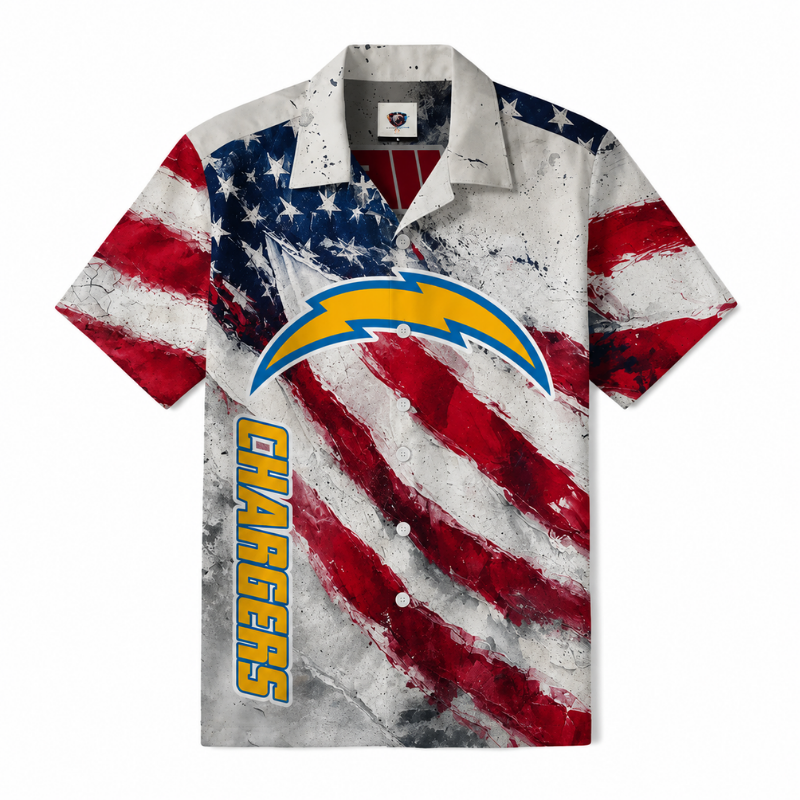 LIMITED EDITION - NEW CUSTOMIZED NFL09 LAC LOS ANGELES CHARGERS UNISEX HAWAIIAN SHIRT