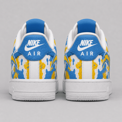 [SPECIAL OFFER] NEW CUSTOMIZED NFL09 LAC LOS ANGELES CHARGERS AF1 SHOES