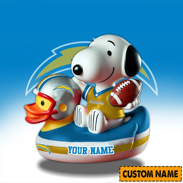 LIMITED EDITION - NEW CUSTOMIZED NFL09 LA CHARGERS SNOOPY ACRYLIC BLOCK