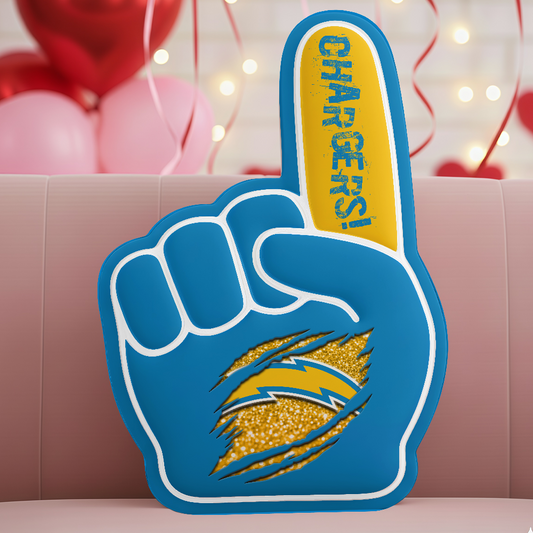 LIMITED EDITION - NEW CUSTOMIZED NFL09 LAC LOS ANGELES CHARGERS 3D BODY PILLOW