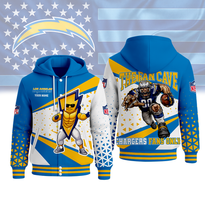 LIMITED EDITION - NEW CUSTOMIZED NFL09 LAC LOS ANGELES CHARGERS UNISEX T-SHIRT, POLO, HOODIE & JACKETS