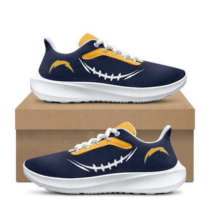 [SPECIAL OFFER] NEW CUSTOMIZED NFL09 LAC LOS ANGELES CHARGERS ROAD RUNNING SHOES