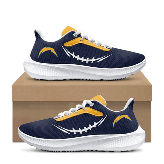 [SPECIAL OFFER] NEW CUSTOMIZED NFL09 LAC LOS ANGELES CHARGERS ROAD RUNNING SHOES
