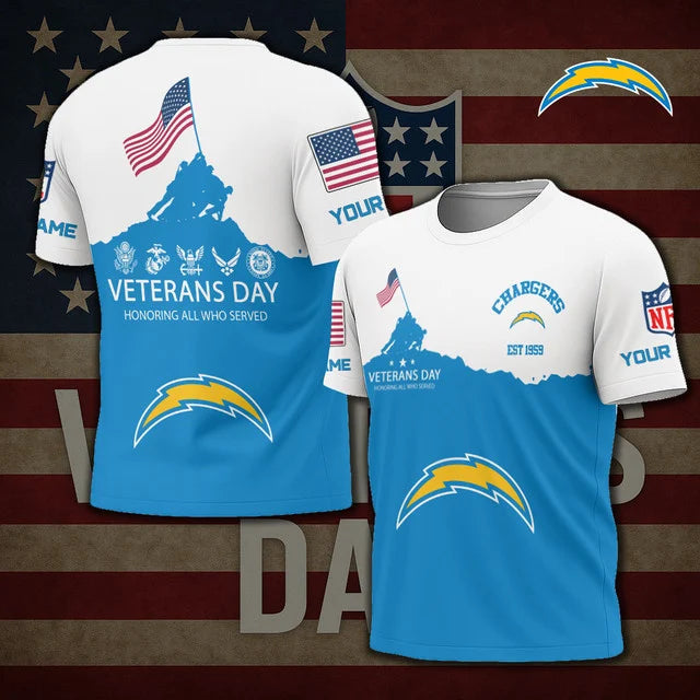 LIMITED EDITION - NEW CUSTOMIZED NFL09 LA CHARGERS UNISEX T-SHIRT, SWEATSHIRT, HOODIE & ZIP HOODIE