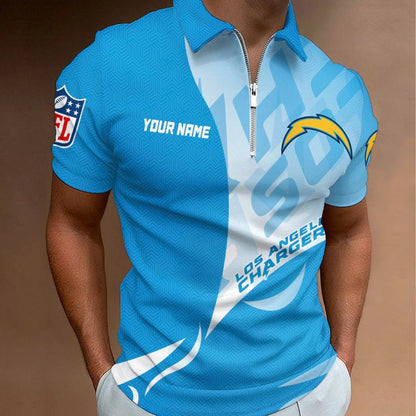 LIMITED EDITION - NEW CUSTOMIZED NFL09 LAC LOS ANGELES CHARGERS T-SHIRT, POLO SHIRT, ZIP POLO SHIRT, SWEATSHIRT, HOODIE & ZIP HOODIE