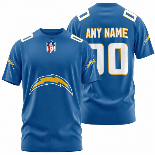 LIMITED EDITION - NEW CUSTOMIZED NFL09 LAC LOS ANGELES CHARGERS T-SHIRT, POLO SHIRT, ZIP POLO SHIRT, SWEATSHIRT, HOODIE & ZIP HOODIE