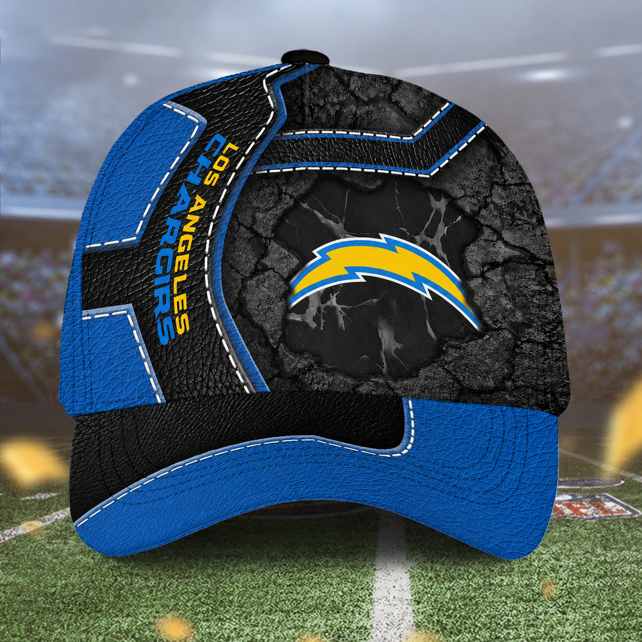 LIMITED EDITON - NEW CUSTOMIZED NFL09 LAC LOS ANGELES CHARGERS CLASSIC CAP