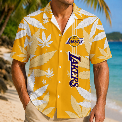 VIRAL EDITION - NEW CUSTOMIZED NBA09 LLA LOS ANGELES LAKERS UNISEX HAWAIIAN SHIRT