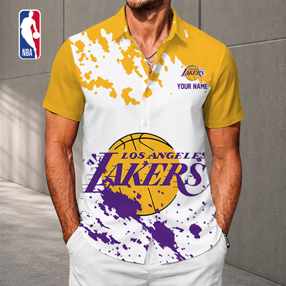 VIRAL EDITION - NEW CUSTOMIZED NBA09 LLA LOS ANGELES LAKERS UNISEX HAWAIIAN SHIRT