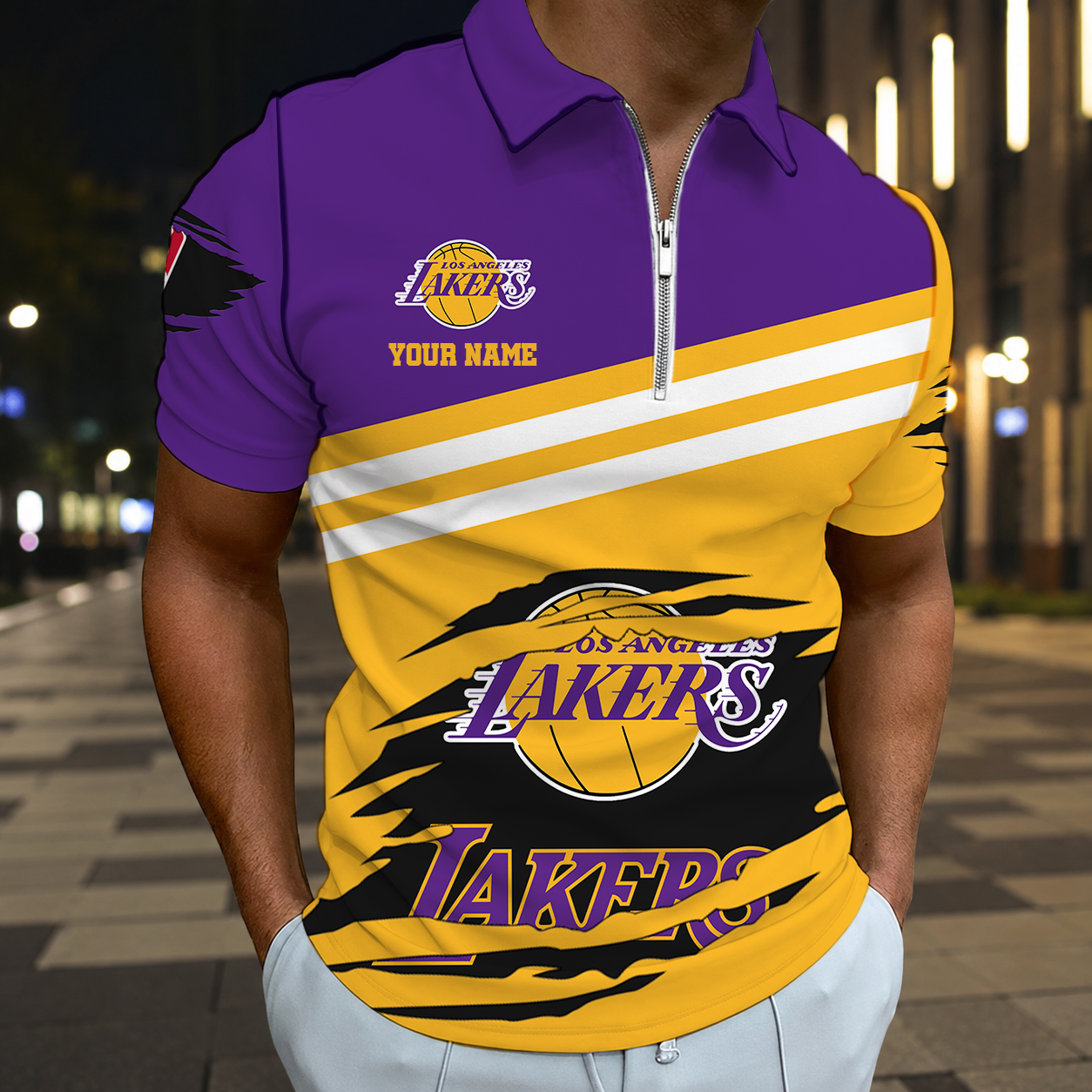 LIMITED EDITION - NEW CUSTOMIZED NBA09 LLA LOS ANGELES LAKERS T-SHIRT, POLO SHIRT, ZIP POLO SHIRT, SWEATSHIRT, HOODIE & ZIP HOODIE