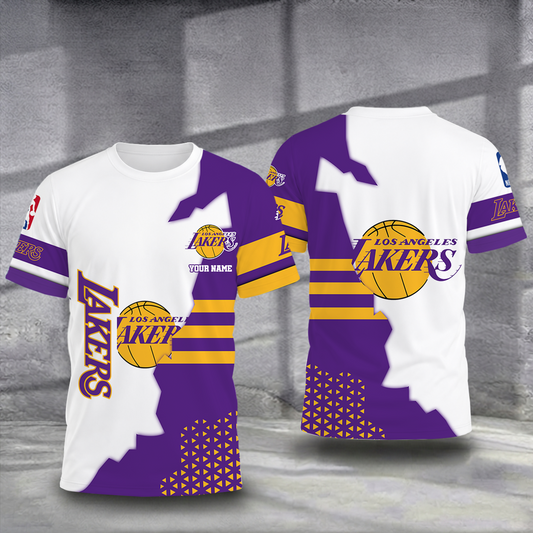 LIMITED EDITION - NEW CUSTOMIZED NBA09 LLA LOS ANGELES LAKERS T-SHIRT, POLO SHIRT, ZIP POLO SHIRT, SWEATSHIRT, HOODIE & ZIP HOODIE