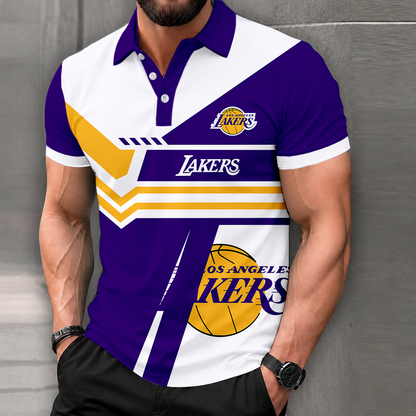 LIMITED EDITION - NEW CUSTOMIZED NBA09 LLA LOS ANGELES LAKERS POLO SHIRT, ZIP POLO SHIRT & T-SHIRTS
