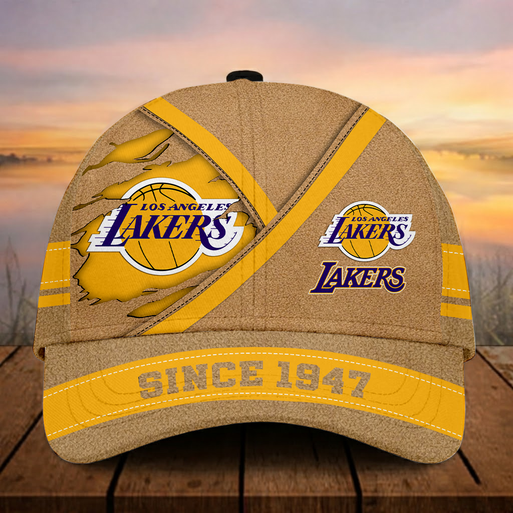 LIMITED EDITION - NEW CUSTOMIZED NBA09 LLA LOS ANGELES LAKERS CLASSIC CAP