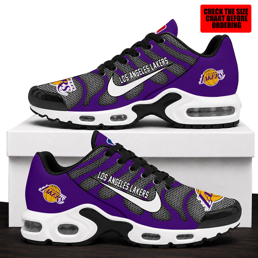 [HOT DEAL] NEW CUSTOMIZED NBA09 LLA LOS ANGELES LAKERS AIR MAX PLUS SNEAKERS