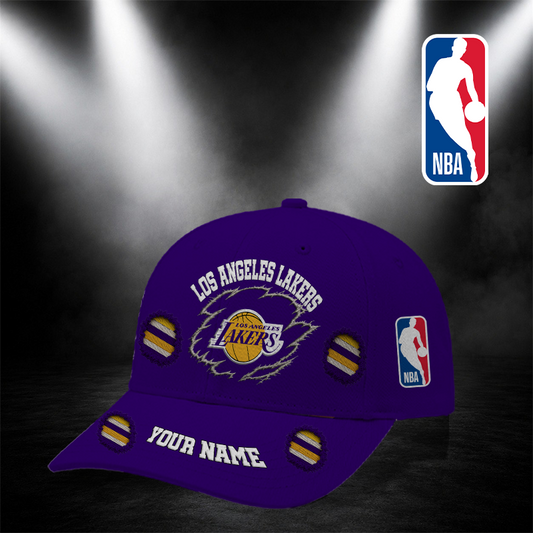 [HOT DEAL] NEW CUSTOMIZED NBA09 LLA LOS ANGELES LAKERS CLASSIC CAP