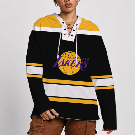 [HOT DEAL] NEW CUSTOMIZED NBA09 LLA LOS ANGELES LAKERS LACER HOODIE