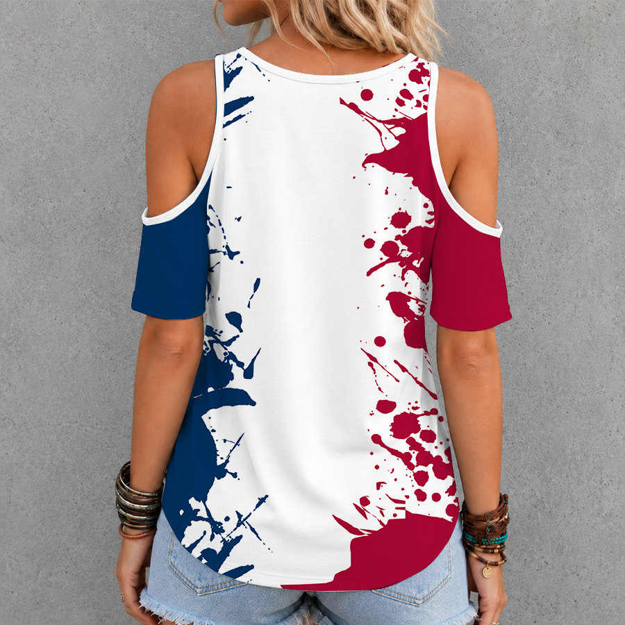 [FAN FAVORITE] NEW CUSTOMIZED NCAA MFF09 MBB MAINE BLACK BEARS CRISS CROSS V-NECK TOP