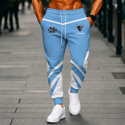 LIMITED EDITION - NEW CUSTOMIZED NCAA MFF09 MBB MAINE BLACK BEARS SWEATPANTS
