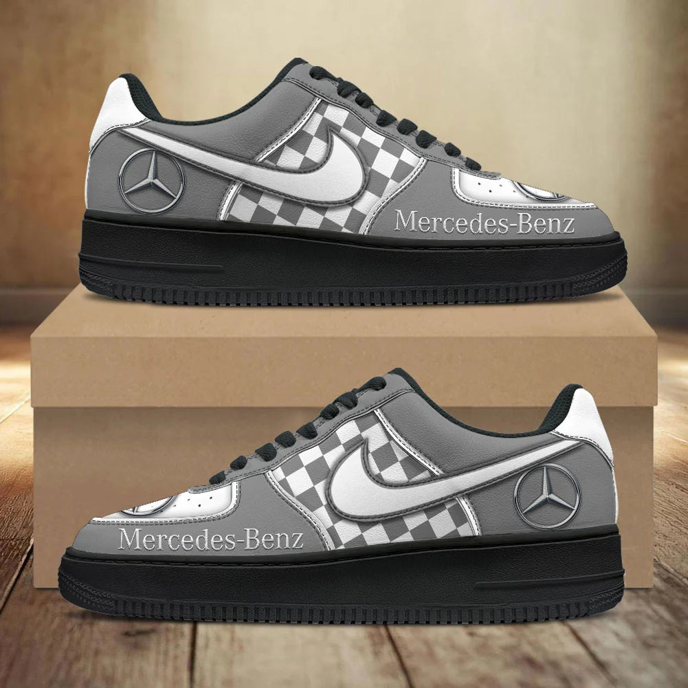 LIMITED RUN - NEW CUSTOMIZED F109 MB MERCEDES AF1 SNEAKERS