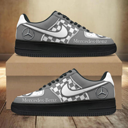 LIMITED RUN - NEW CUSTOMIZED F109 MB MERCEDES AF1 SNEAKERS