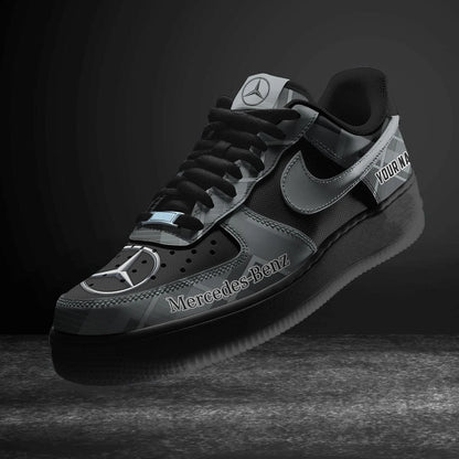 LIMITED RUN - NEW CUSTOMIZED F109 MB MERCEDES AF1 SNEAKERS