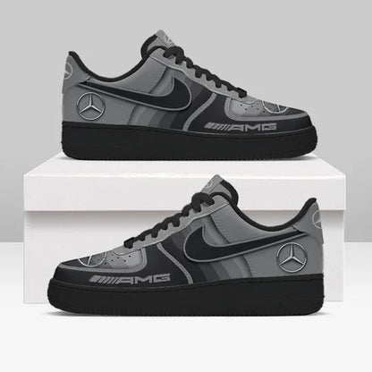 LIMITED RUN - NEW CUSTOMIZED F109 MB MERCEDES AF1 SNEAKERS