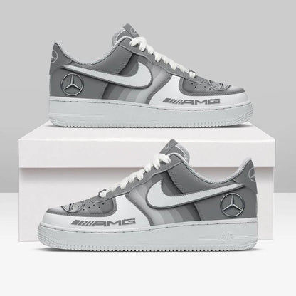 LIMITED RUN - NEW CUSTOMIZED F109 MB MERCEDES AF1 SNEAKERS