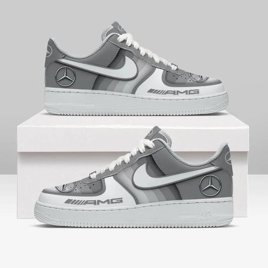 LIMITED RUN - NEW CUSTOMIZED F109 MB MERCEDES AF1 SNEAKERS