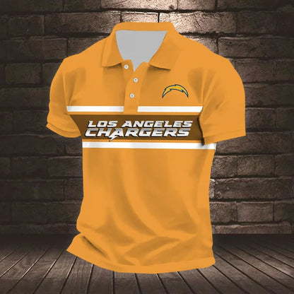 ELITE EDITION - NEW CUSTOMIZED NFL09 LAC LOS ANGELES CHARGERS POLO SHIRT, ZIP POLO SHIRT & T-SHIRTS