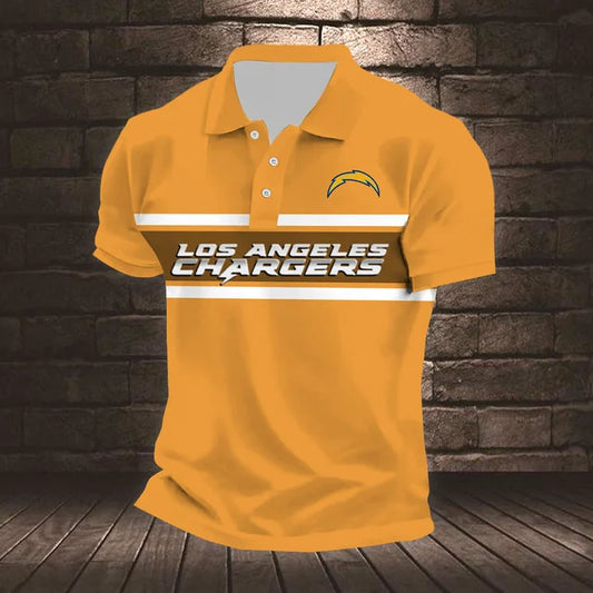 ELITE EDITION - NEW CUSTOMIZED NFL09 LAC LOS ANGELES CHARGERS POLO SHIRT, ZIP POLO SHIRT & T-SHIRTS
