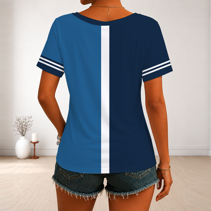 [FAN FAVORITE] NEW CUSTOMIZED WNBA09 MNL MINNESOTA LYNX V-NECK FEMALE SHIRT