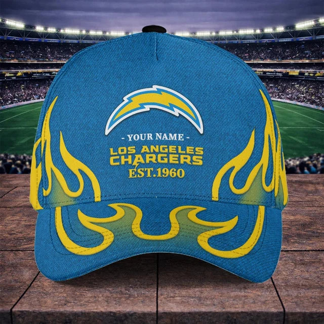 EXCLUSIVE EDITION - NEW CUSTOMIZED NFL09 LAC LOS ANGELES CHARGERS CLASSIC CAP