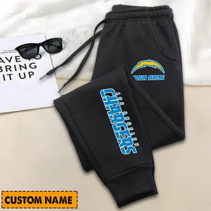 SPECIAL EDITION - NEW CUSTOMIZED NFL09 LAC LOS ANGELES CHARGERS SWEATPANTS