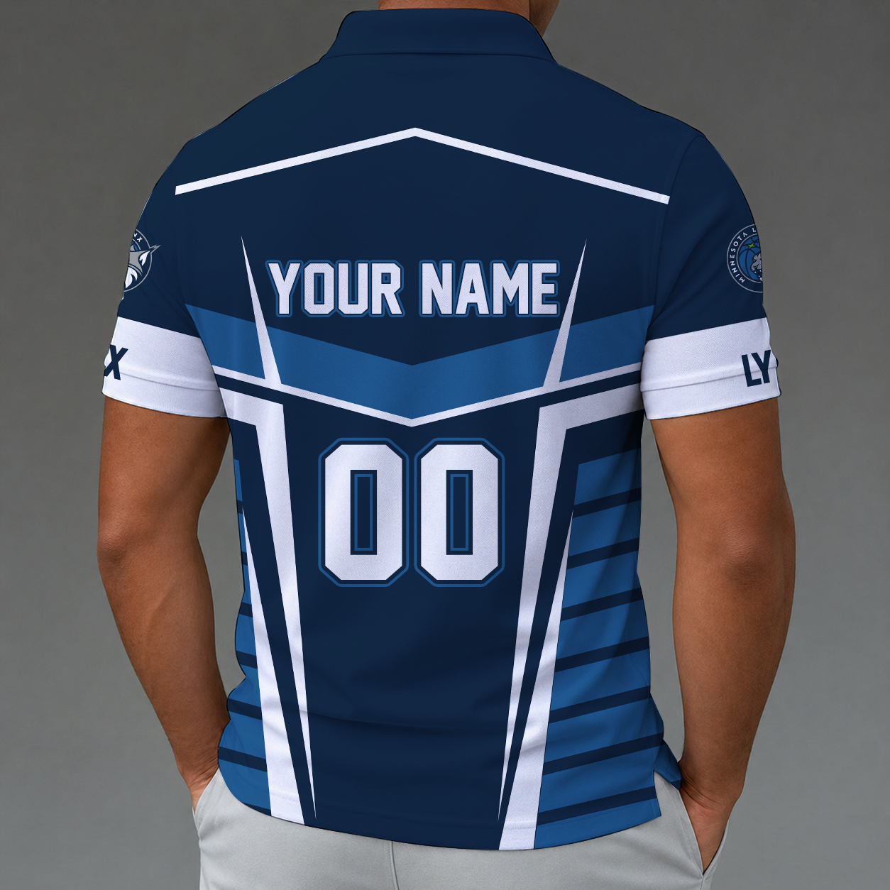 [FAN FAVORITE] NEW CUSTOMIZED WNBA09 MNL MINNESOTA LYNX POLO SHIRT