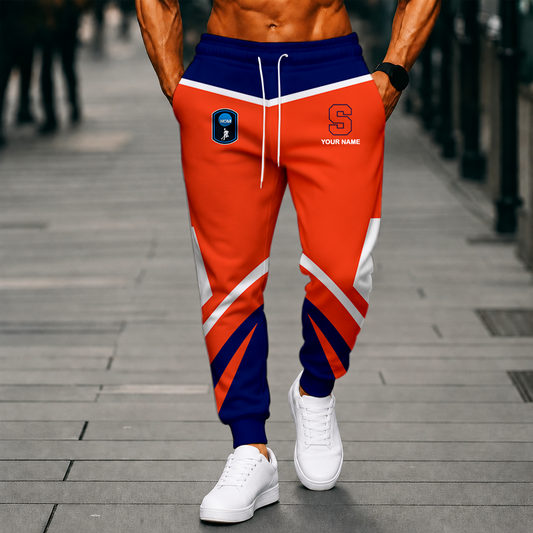 LIMITED EDITION - NEW CUSTOMIZED NCAA CFH09 SYO SYRACUSE ORANGE SWEATPANTS