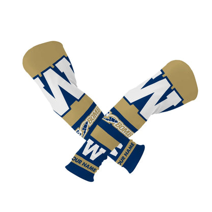 [FAN EXCLUSIVE] NEW CUSTOMIZED CFL09 WPG WINNIPEG BLUE BOMBERS SUN ARM SLEEVES