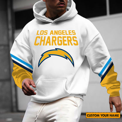 ELITE EDITION - NEW CUSTOMIZED NFL09 LAC LOS ANGELES CHARGERS HOODIE, ZIP HOODIE, POLO SHIRT, ZIP POLO SHIRT, T-SHIRT & SWEATSHIRT