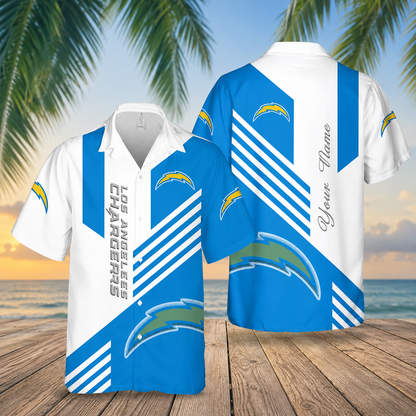 [SPECIAL OFFER] NEW CUSTOMIZED NFL09 LAC LOS ANGELES CHARGERS UNISEX HAWAIIAN SHIRT