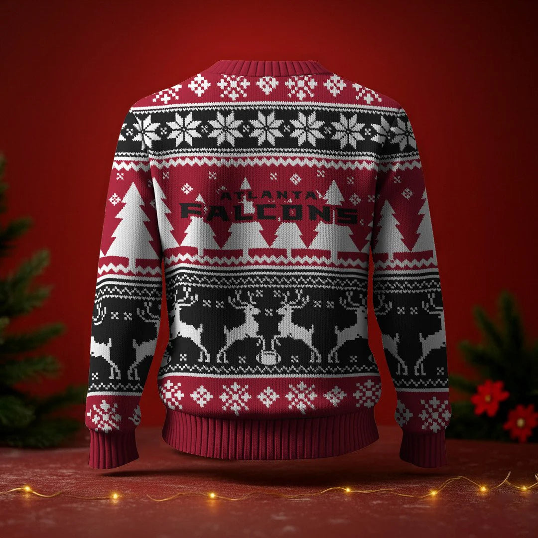 LIMITED EDITION - NEW CUSTOMIZED NFL18 ATF ATLANTA FALCONS UGLY SWEATER