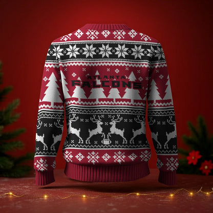 LIMITED EDITION - NEW CUSTOMIZED NFL18 ATF ATLANTA FALCONS UGLY SWEATER