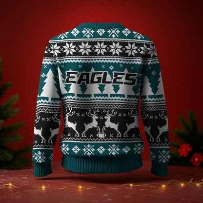 LIMITED EDITION - NEW CUSTOMIZED NFL02 PPE PHILADELPHIA EAGLES UGLY SWEATER
