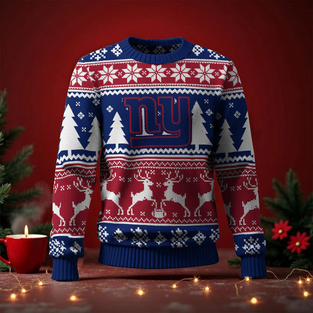 LIMITED EDITION - NEW CUSTOMIZED NFL25 NYJ NEW YORK JETS UGLY SWEATER